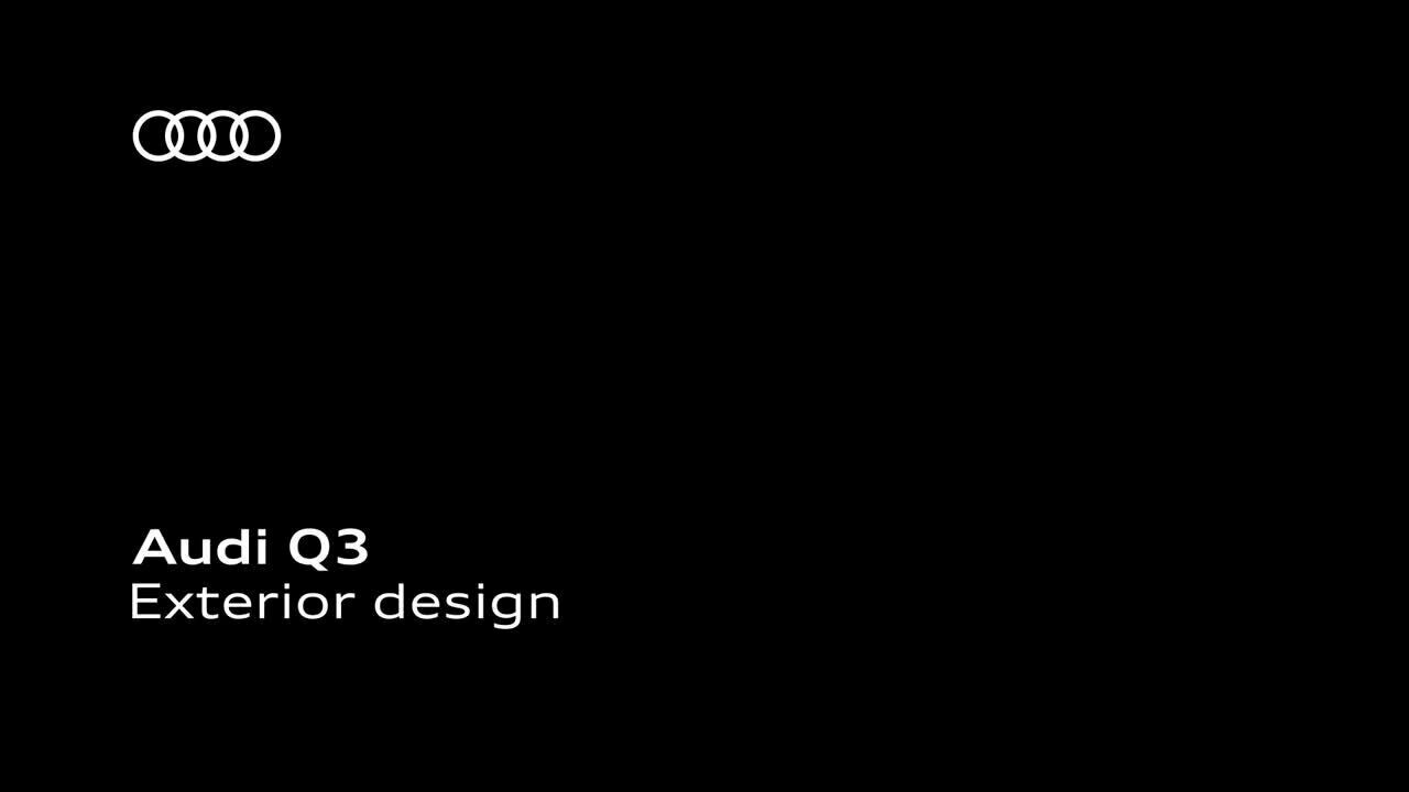 Audi Q3 Exterior design Animation 2018 EN