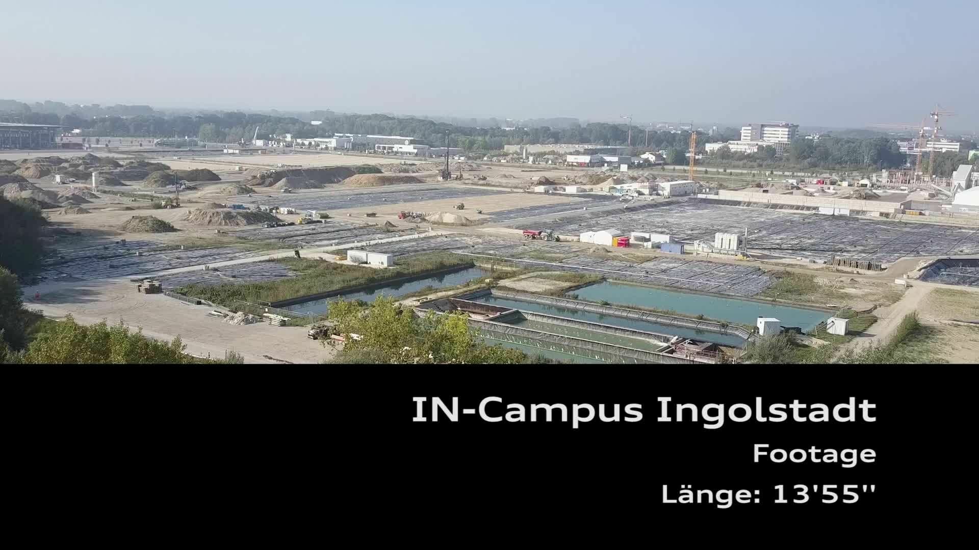 Sanierung des IN-Campus-Geländes (Footage)