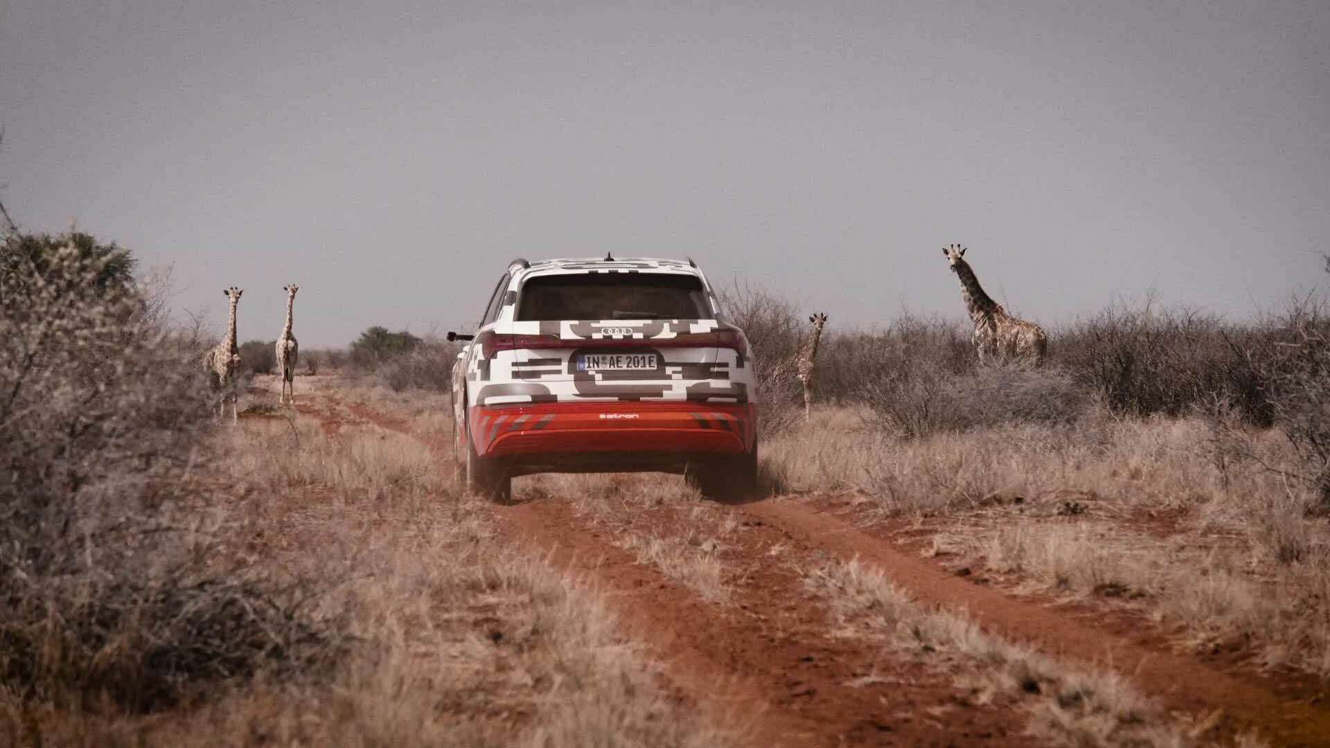 Power Play: der Audi e-tron-Prototyp in Namibia