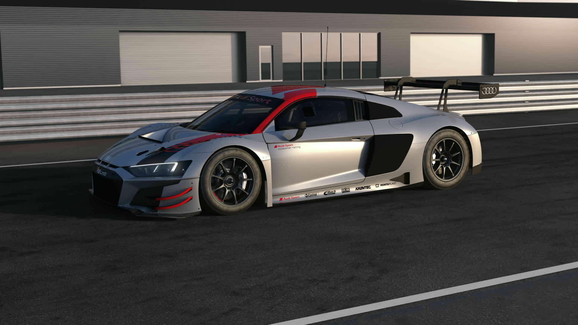 Audi R8 LMS und Audi R8 V10 performance quattro – Safety concept and drive train (Animation)