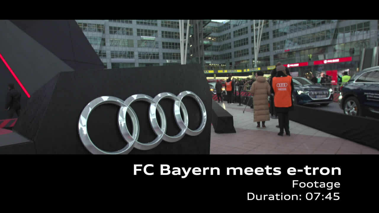 FC Bayern meets e-tron: Footage