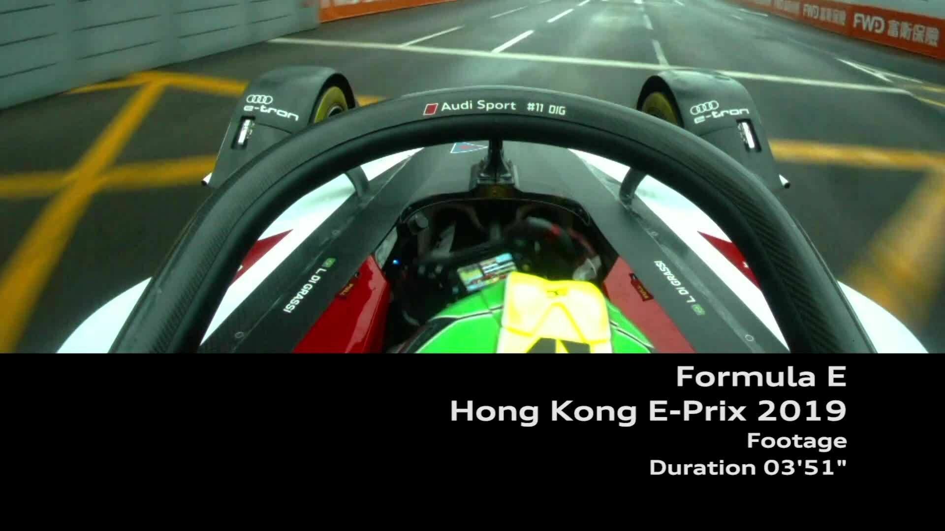 Footage: Formel E Hongkong E-Prix 2019