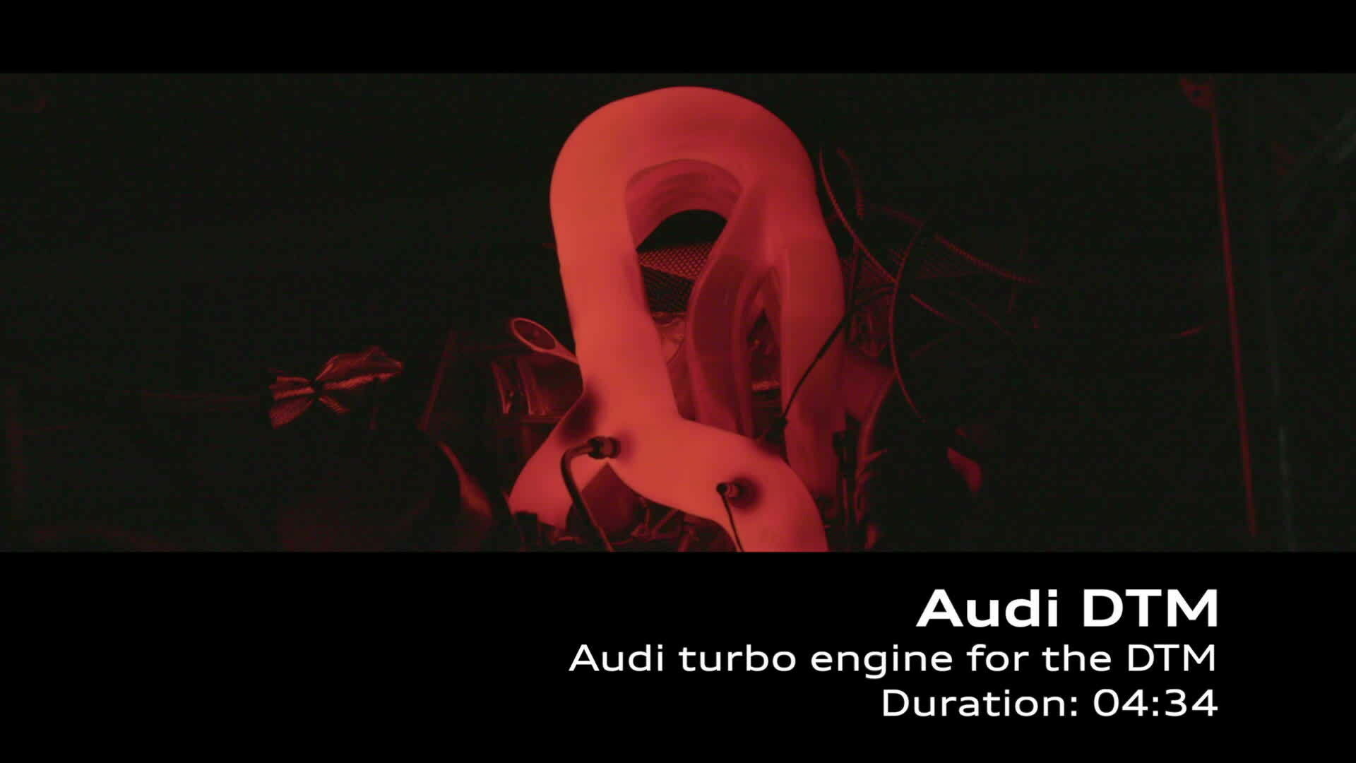 Footage: Der neue Audi-Turbomotor für die DTM
