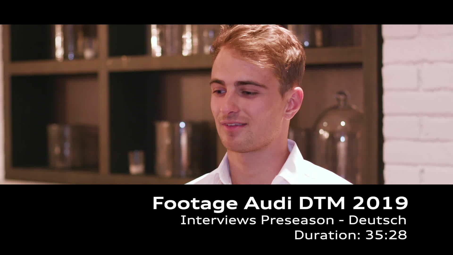 Footage Audi DTM 2019 Interviews