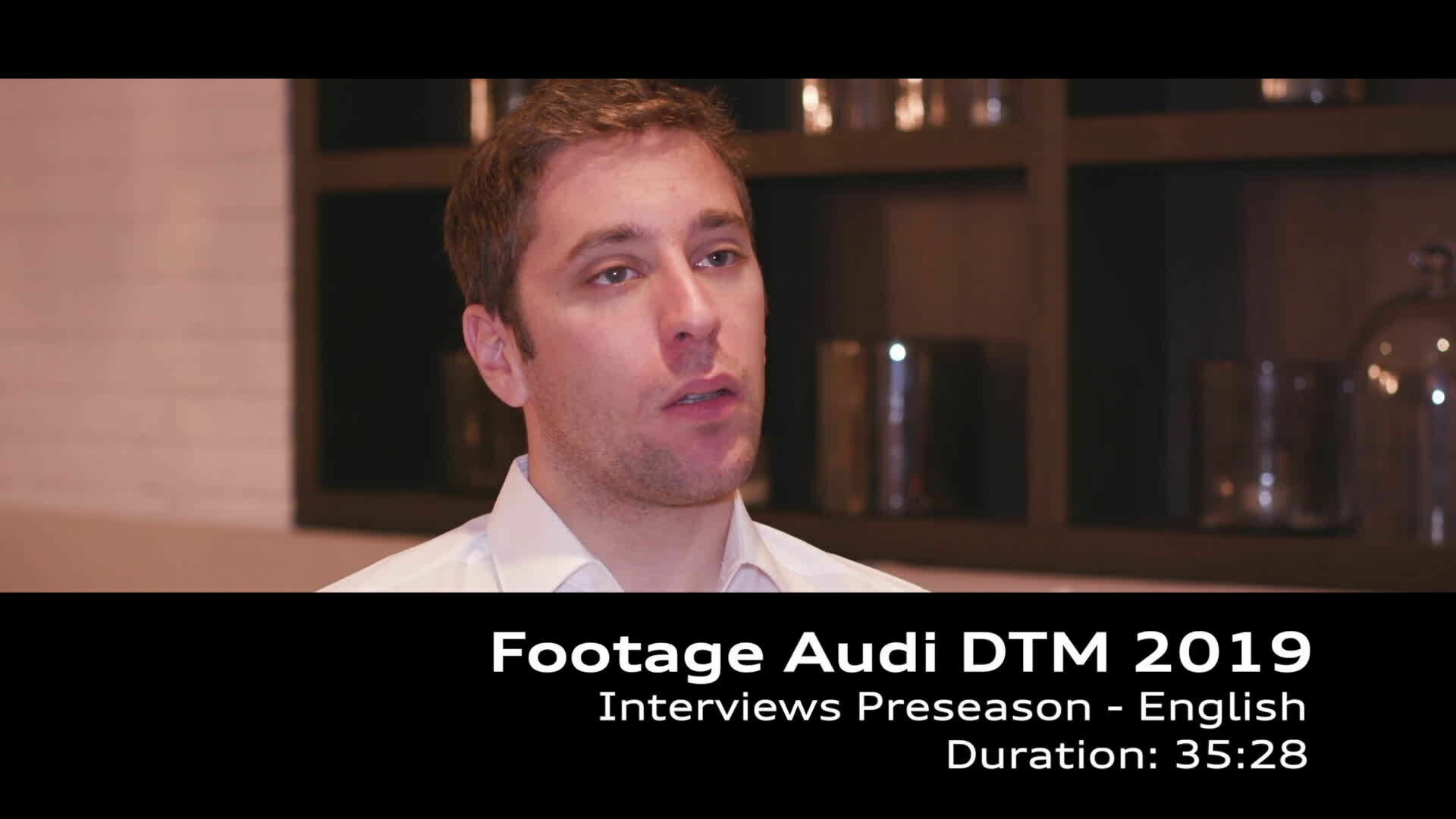 Footage Audi DTM 2019 Interviews preseason