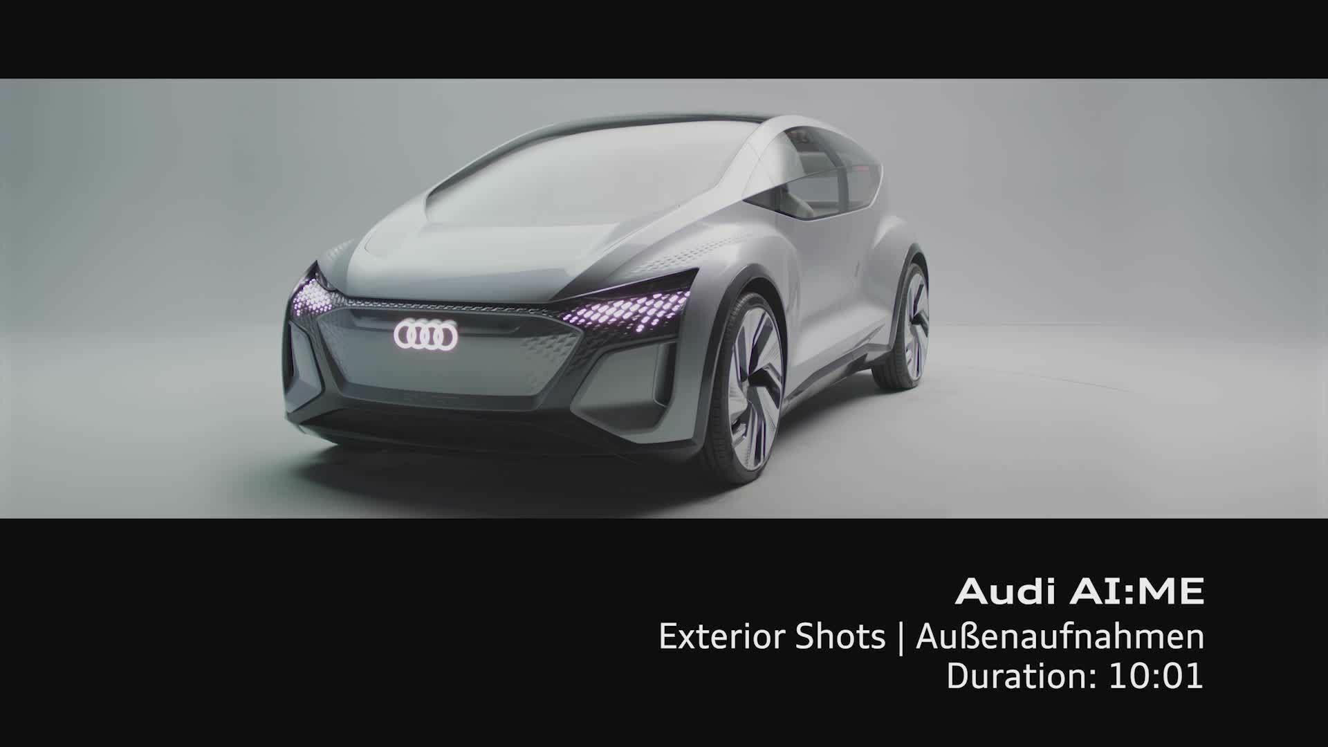 Das Showcar Audi AI:ME (Footage)