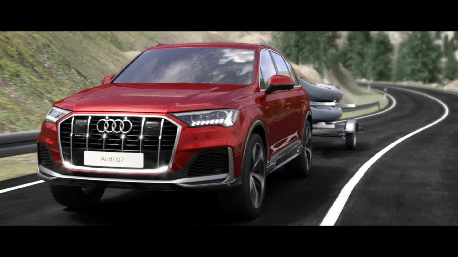 Audi Q7 Trailer assist (Animation)