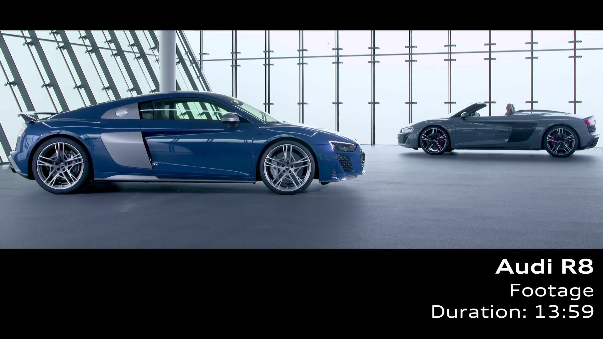 Audi R8 Footage Studio und Produktion