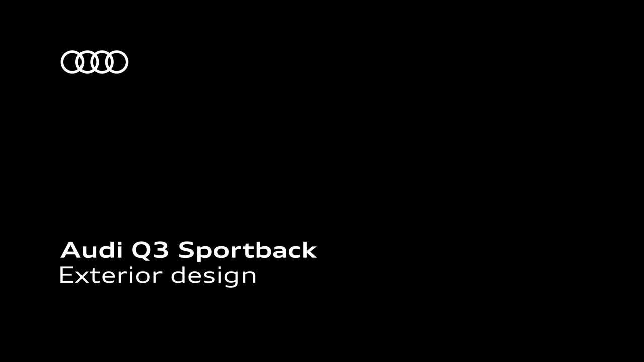 Animation Audi Q3 Sportback Exterior design EN
