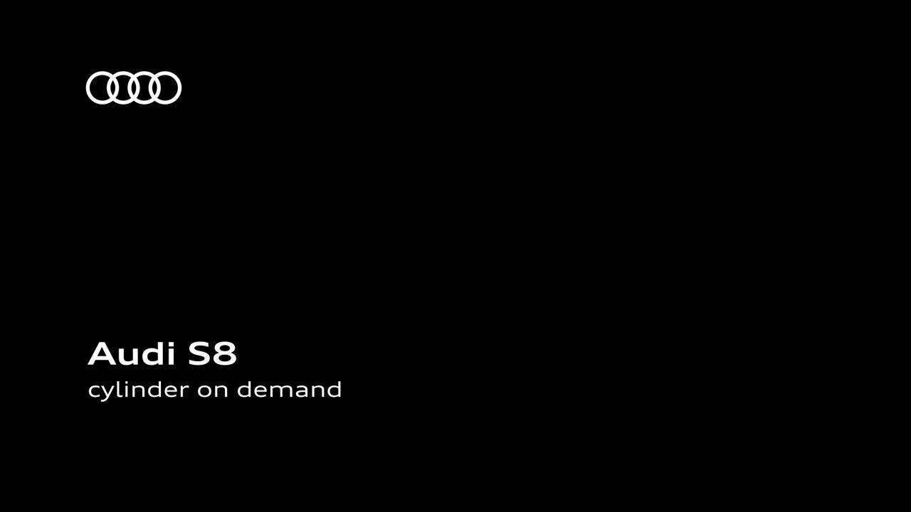 Animation Audi S8 cylinder on demand DE