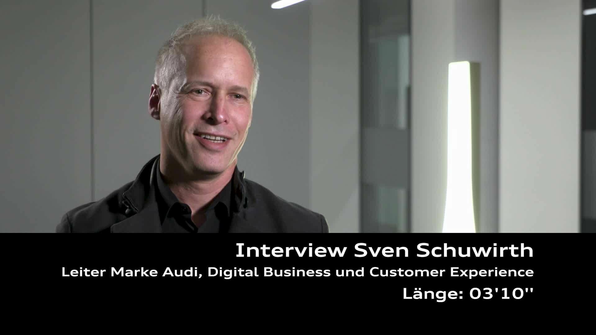 Footage Interview Sven Schuwirth zur Markenkampagne