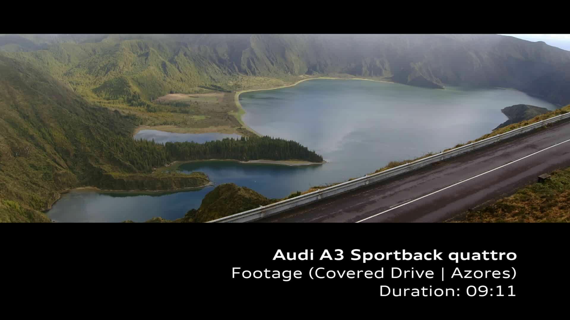Footage: Audi A3 Sportback on Location (Covered Drive)