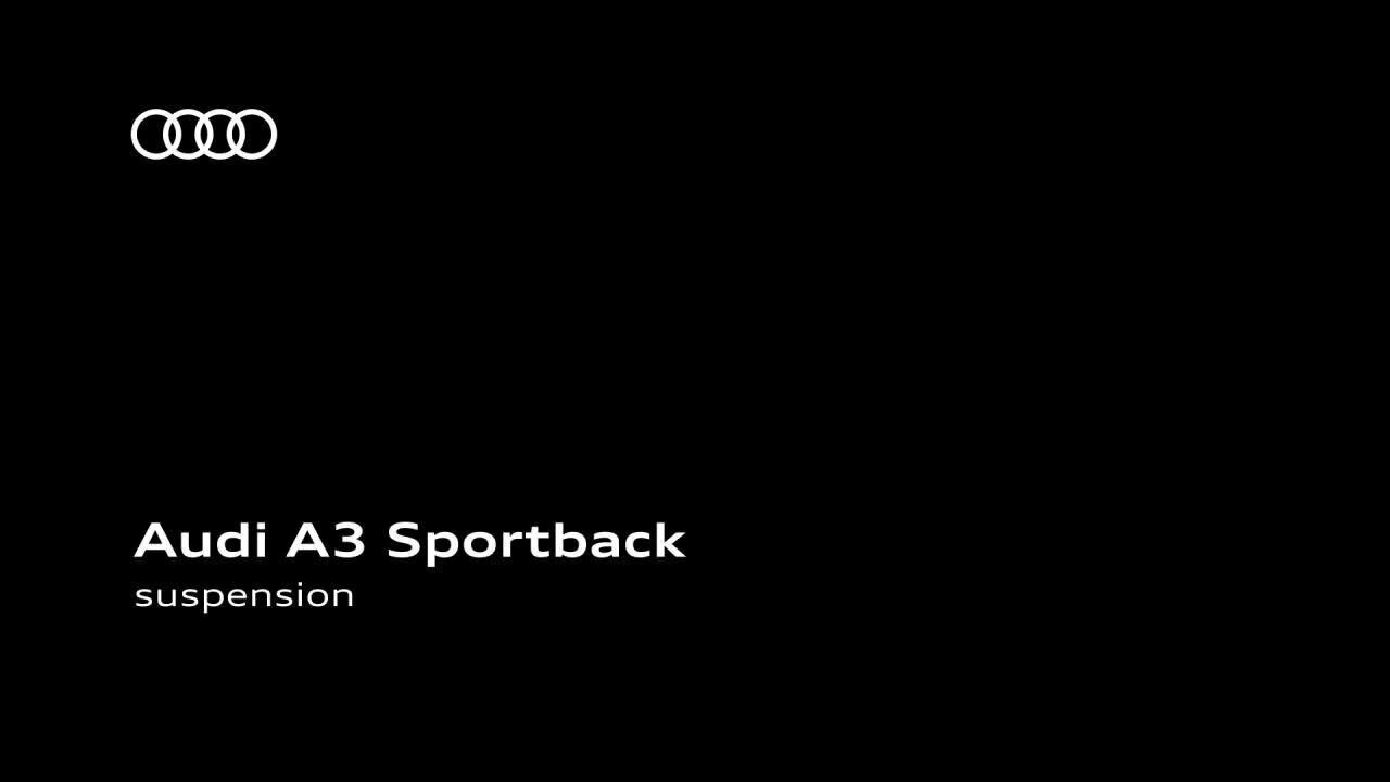 Animation Audi A3 Sportback - Fahrwerk EN