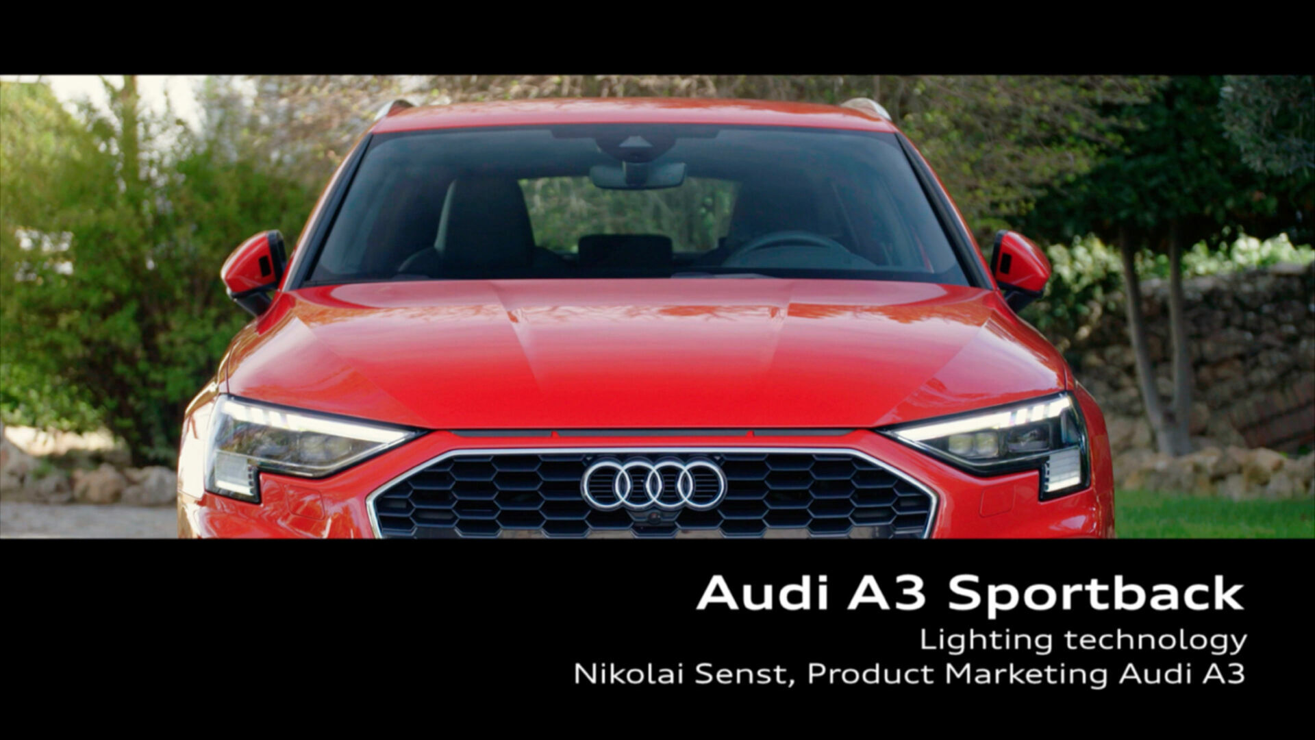 Footage: Audi A3 Sportback – lighting technology