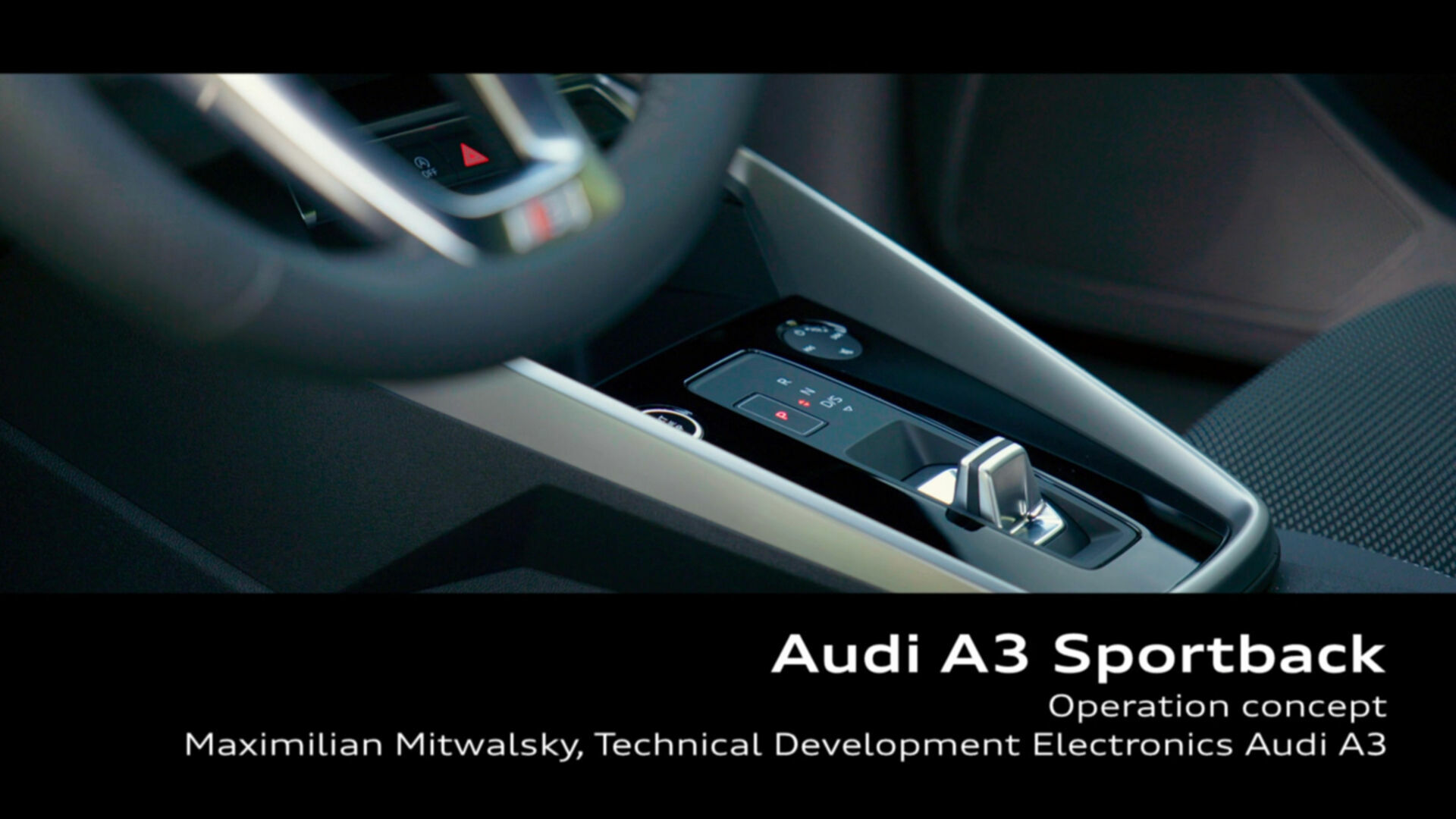 Footage: Audi A3 Sportback – Operation concept