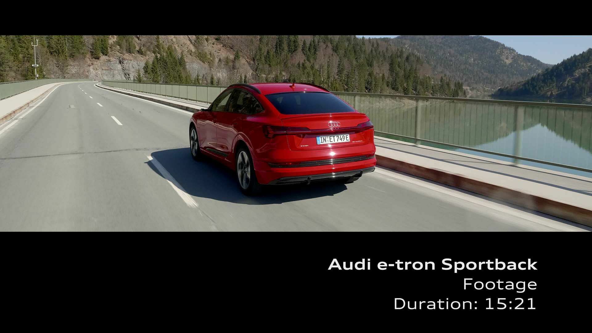 Footage: Audi e-tron Sportback Catalunyarot Metallic