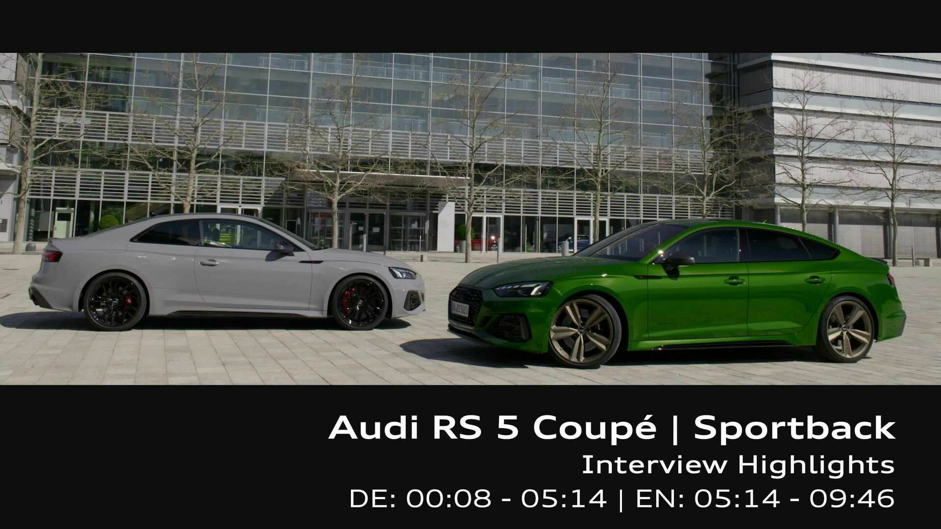 Footage: Audi RS 5 – product marketing