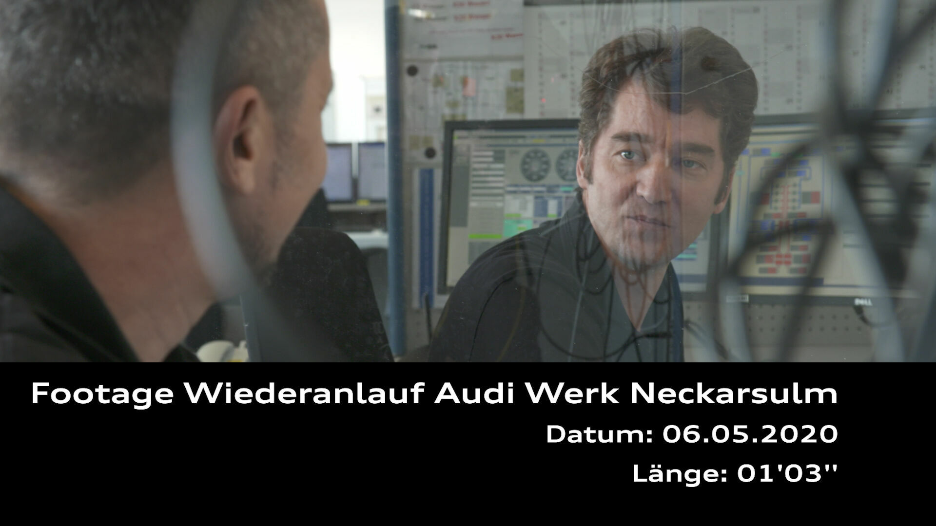 Footage: Wiederanlauf der Produktion im Audi Werk Neckarsulm