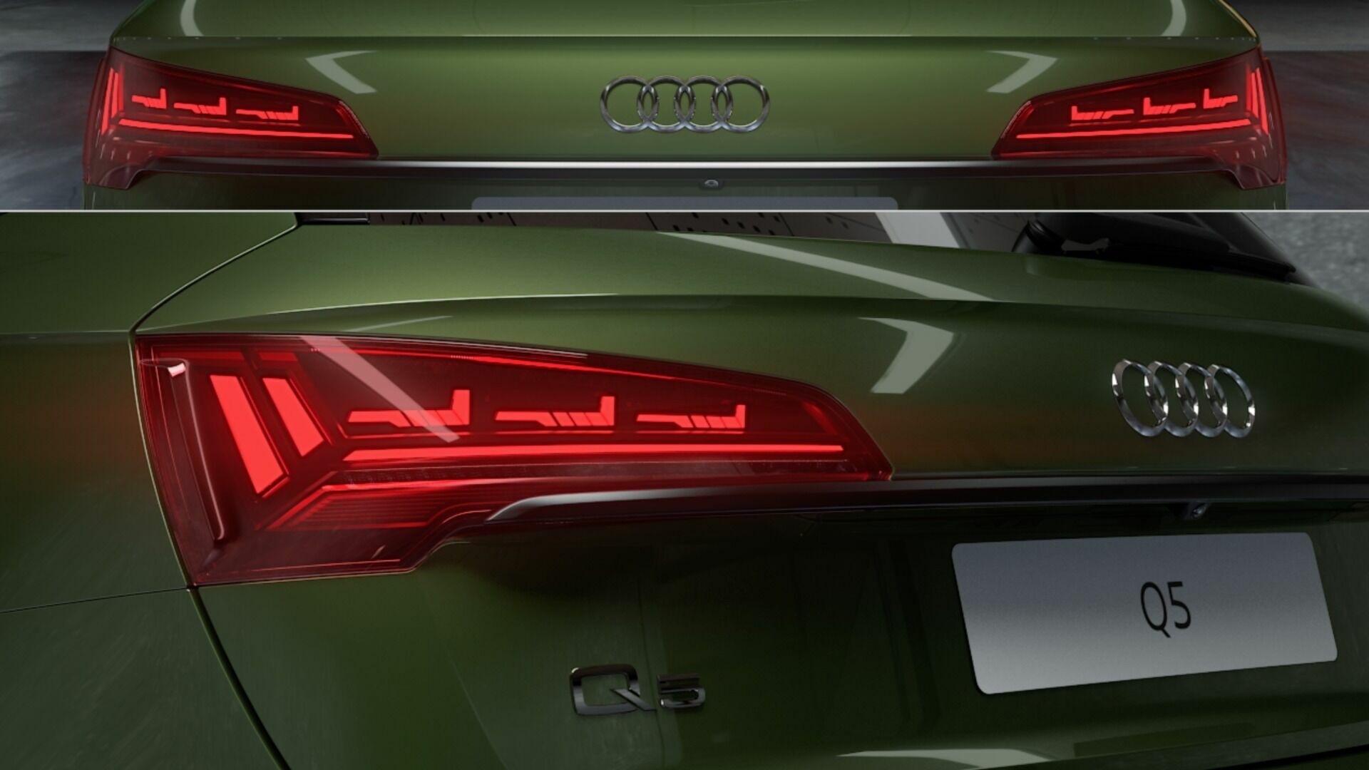 Animation: Digitale OLED-Lichttechnologie im Audi Q5