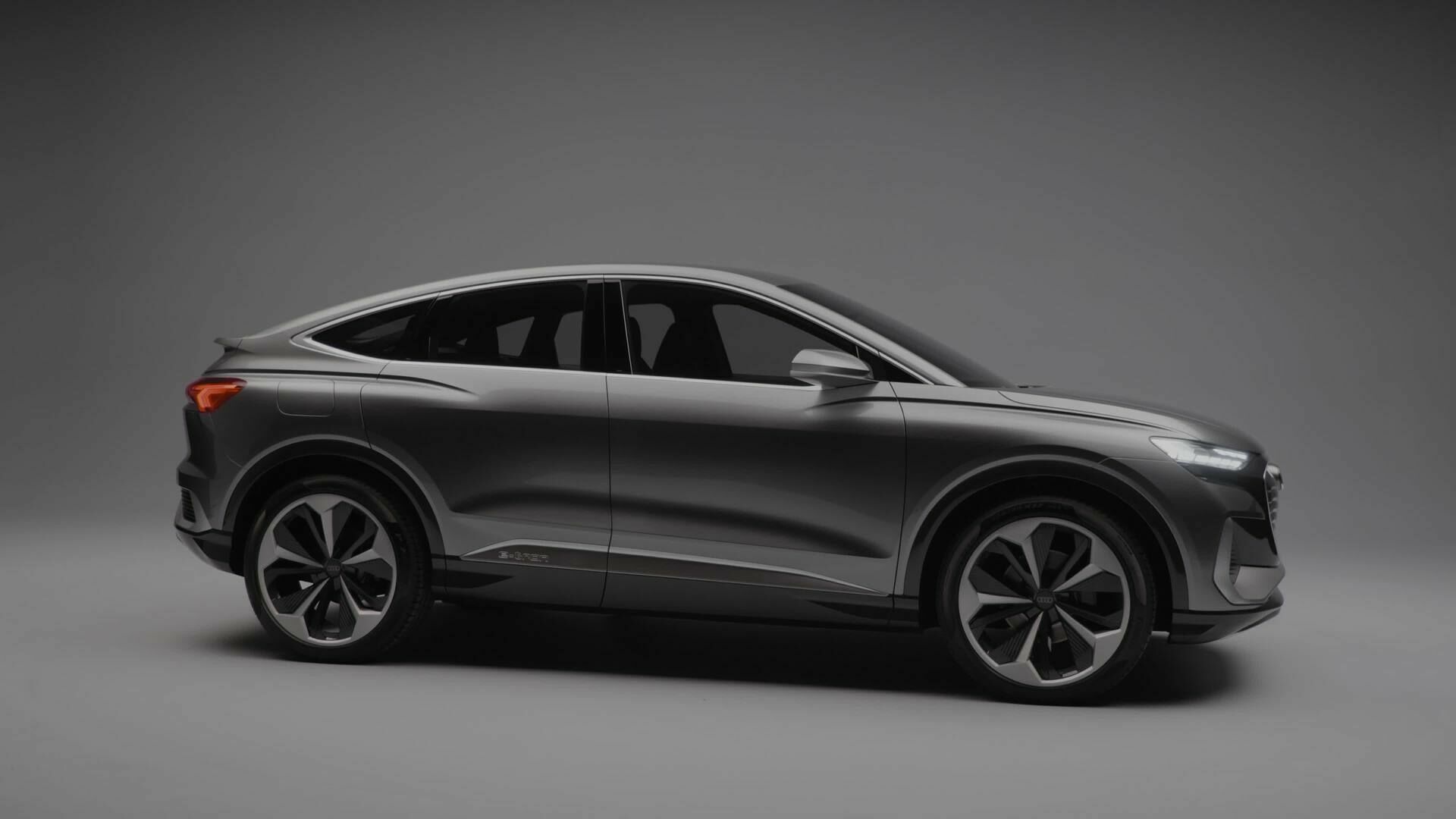 Definierte Dynamik – das Design des Audi Q4 e-tron Sportback concept