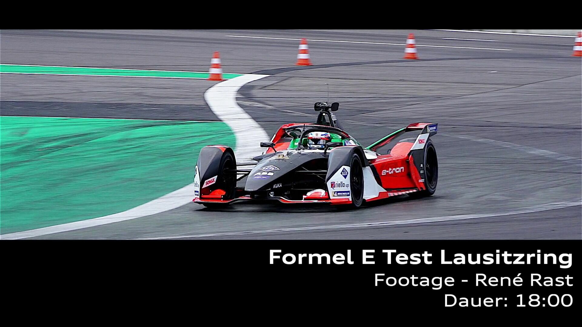 Footage: René Rast zum ersten Mal im Formel-E-Audi