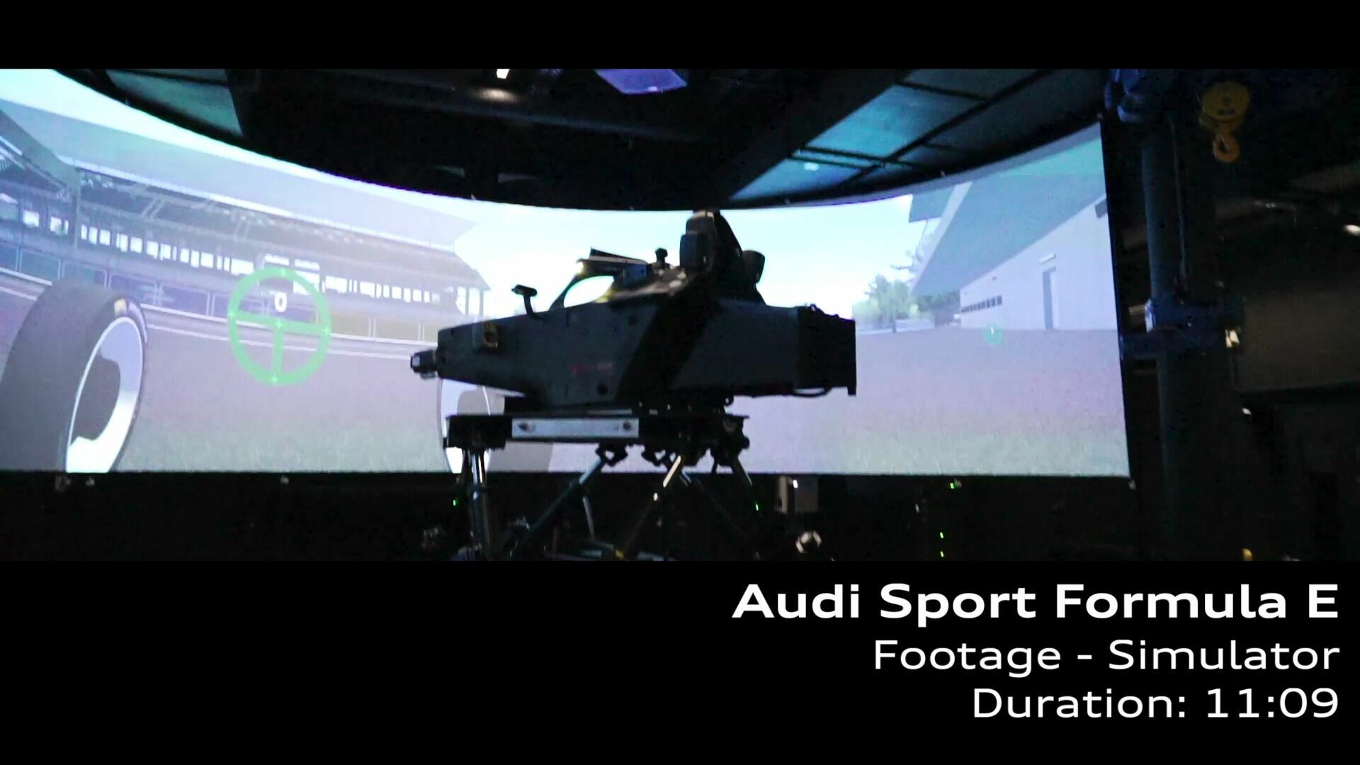 Footage: Audi Sport Formel E Simulator Neuburg