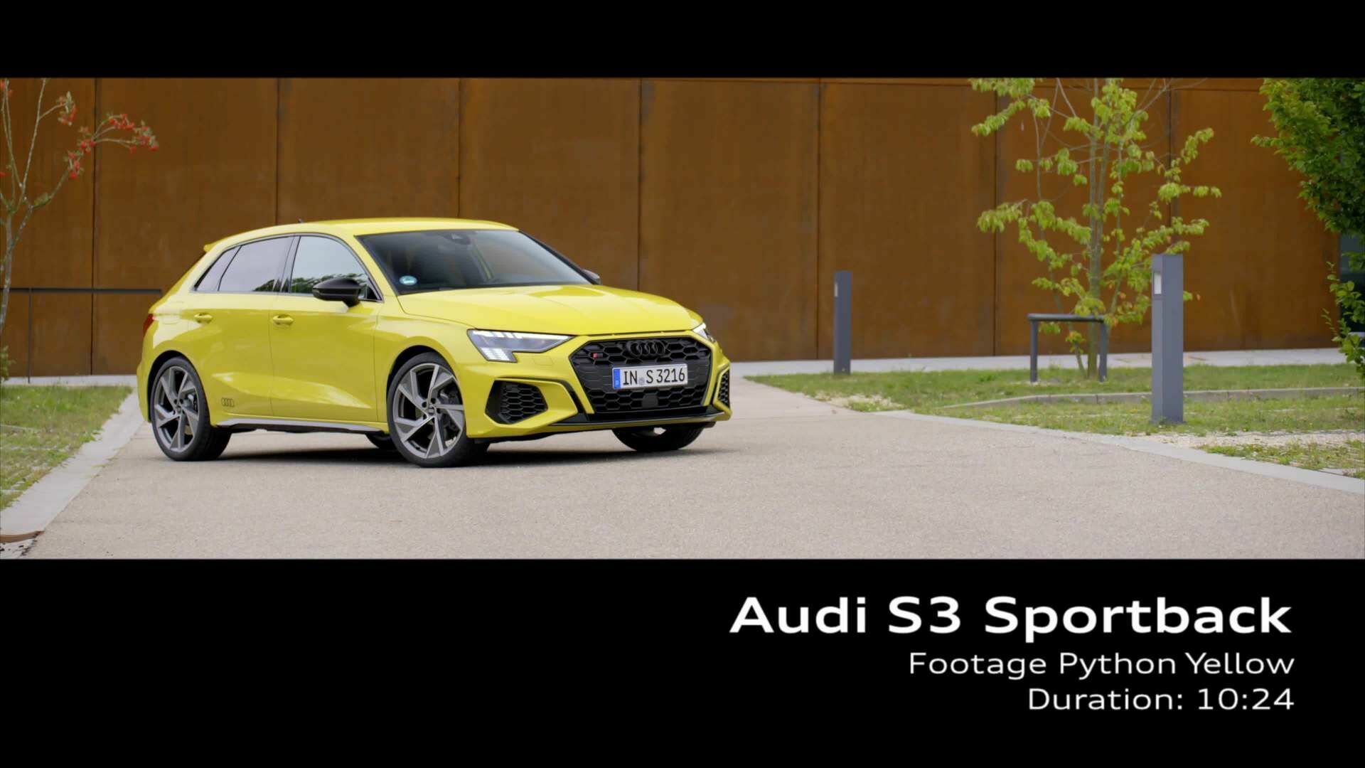 Footage: Audi S3 Sportback on location