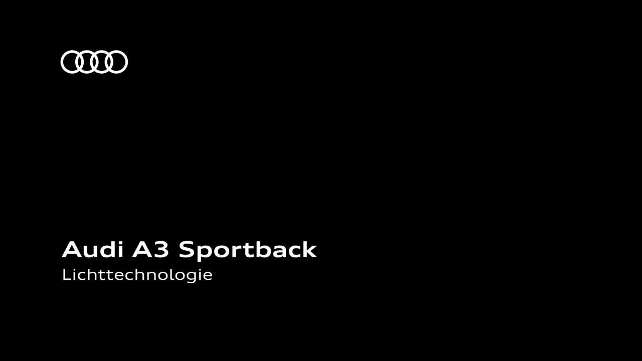 Animation Audi A3 Sportback – Lichttechnologie DE