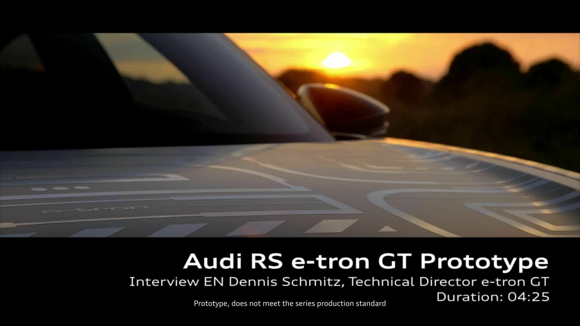 Audi RS e-tron GT Prototype – technology insights