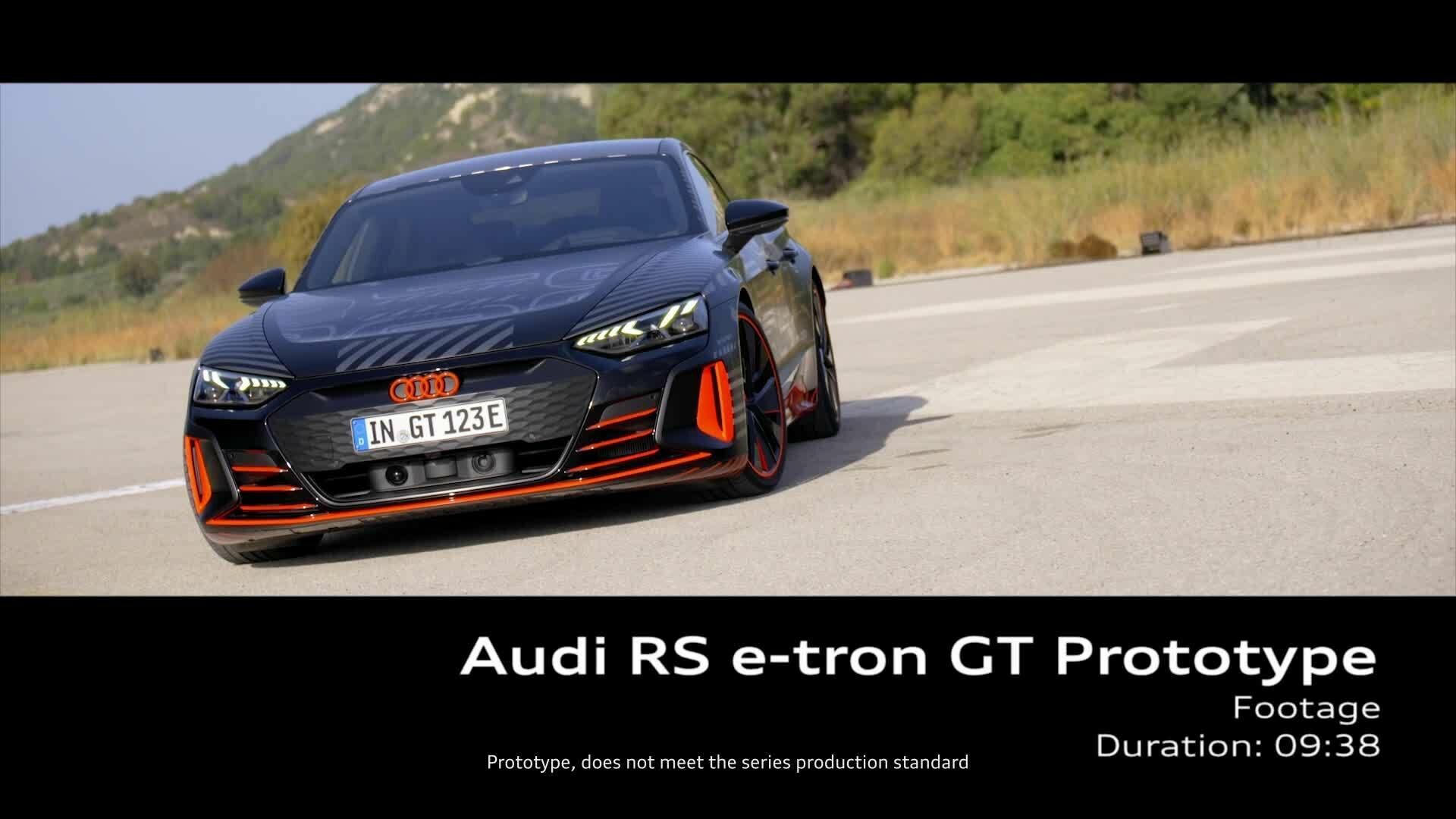 Footage: Audi RS e-tron GT Prototyp on Location
