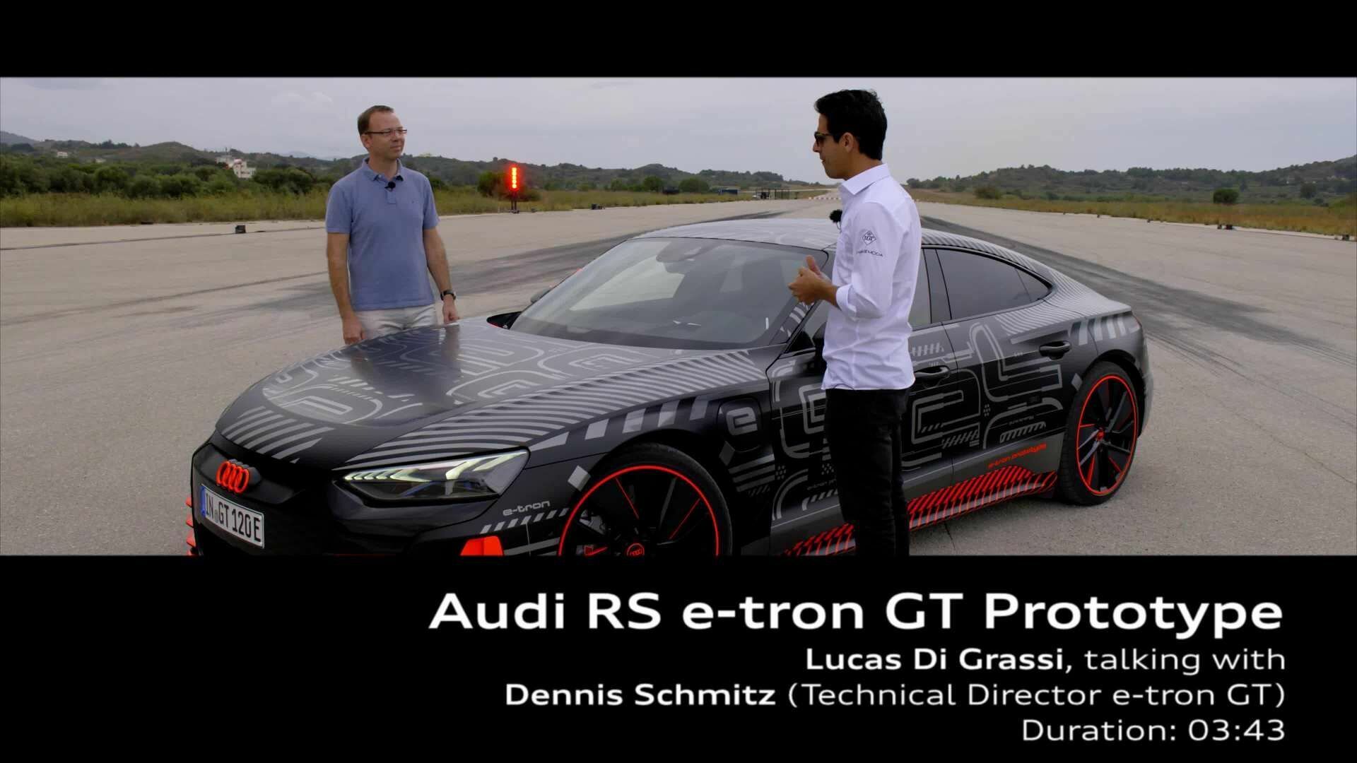 Lucas Di Grassi und Dennis Schmitz über den Audi RS e-tron GT Prototyp