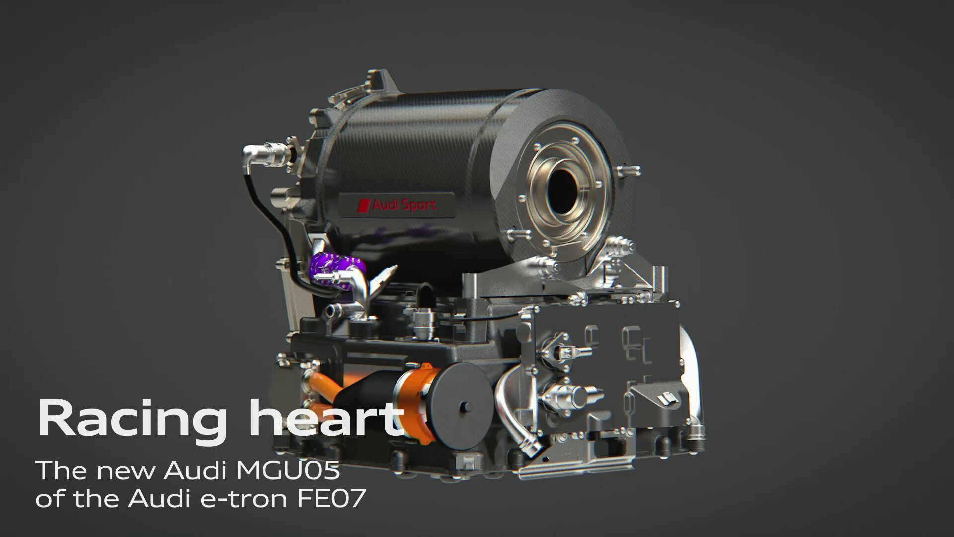Formula E: The Audi MGU05 in the e-tron FE07