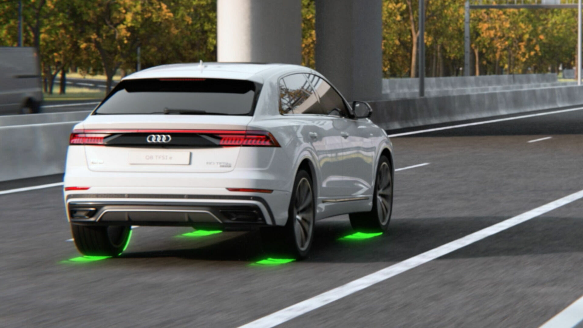 Animation: Audi Q8 TFSI e quattro – Systemaufbau, Fahrmodi und Betriebsstrategie