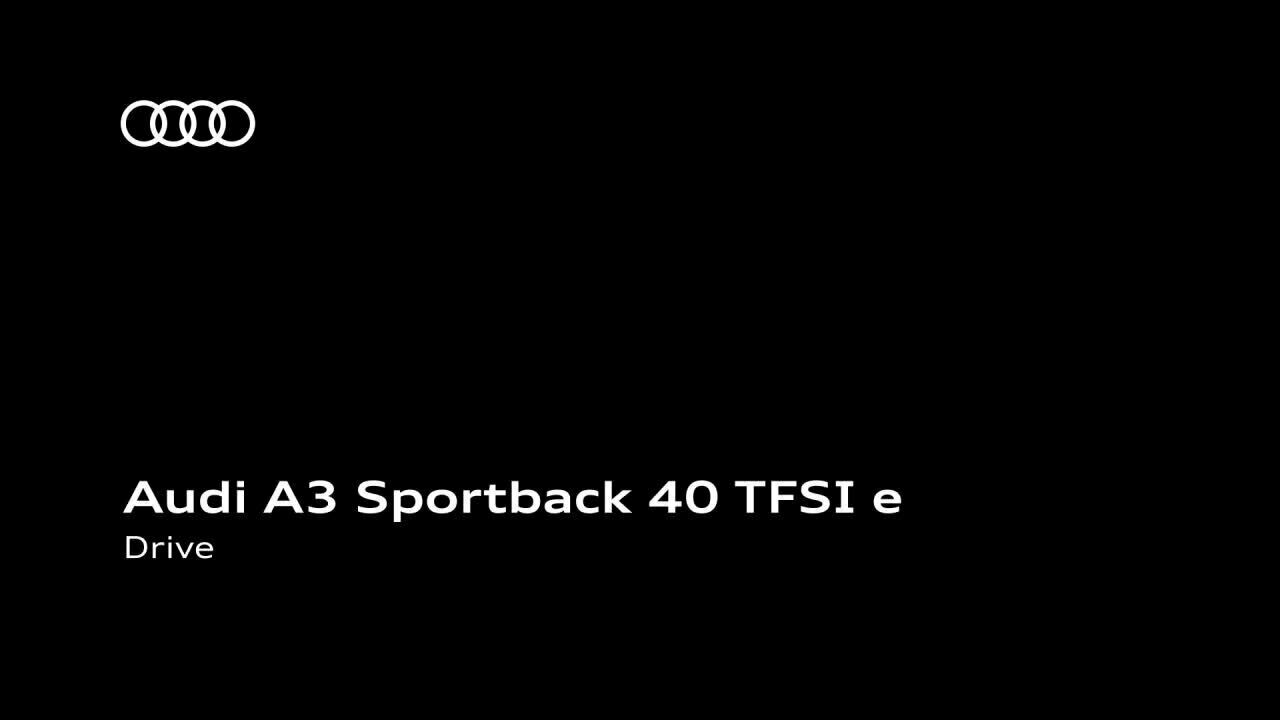 Audi A3 Sportback TFSI e - systemlayout and driving modes EN