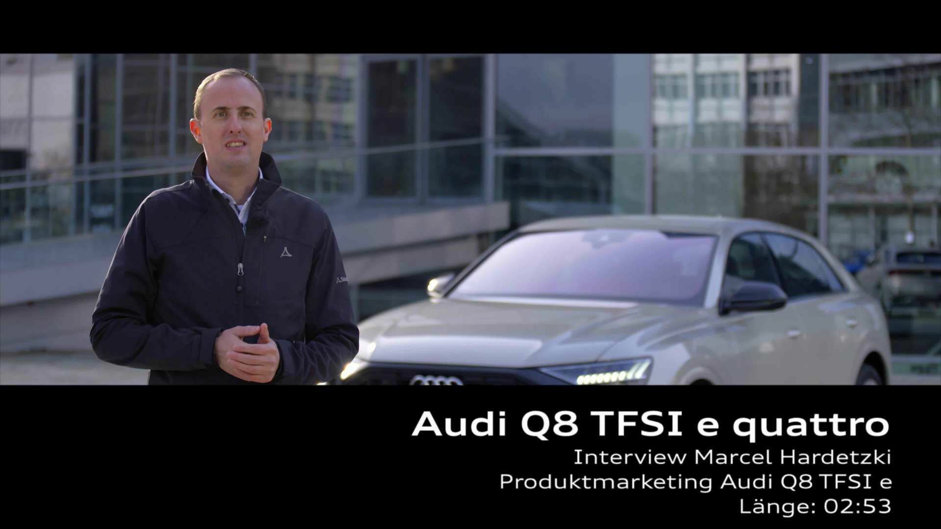 Footage: Audi Q8 TFSI e – Experteninterview