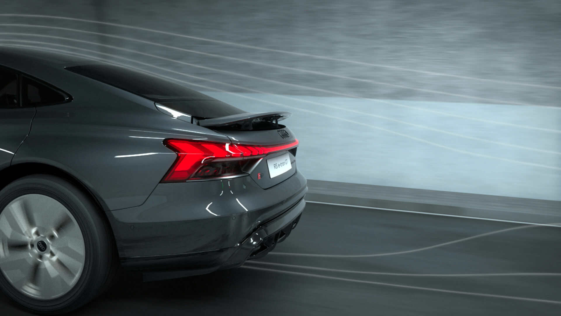 Animation: Audi RS e-tron GT – Aerodynamics