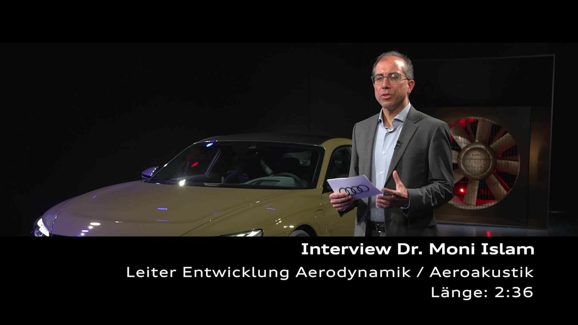 Audi e-tron GT experience: Interview Aerodynamik / Aeroakustik