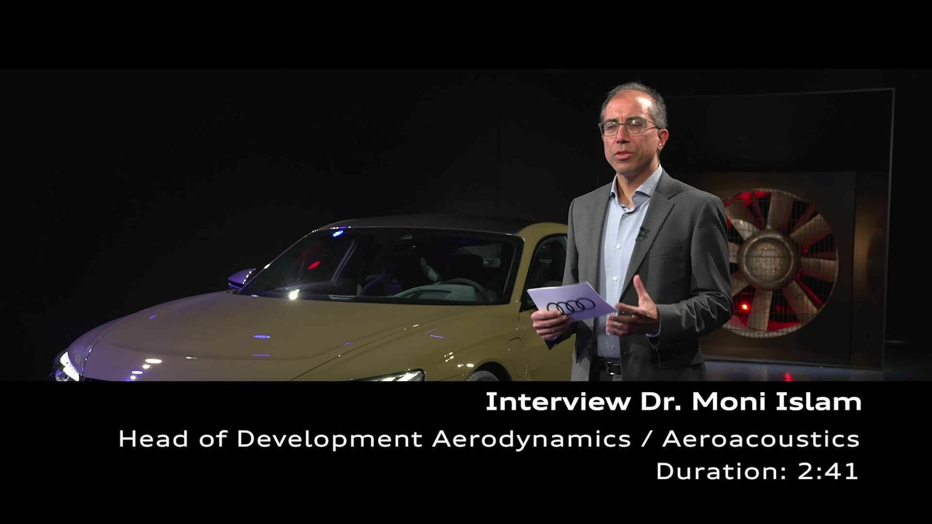 Audi e-tron GT experience: Interview Aerodynamics / Aeroacoustics