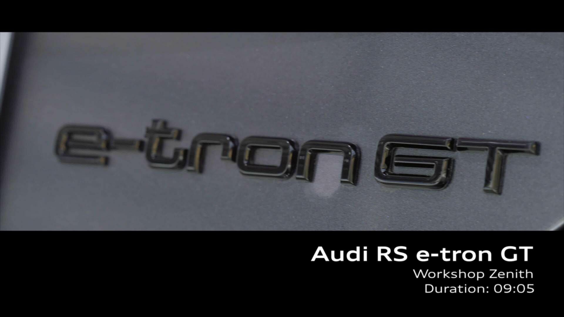 Audi e-tron GT experience: Studio Footage RS e-tron GT