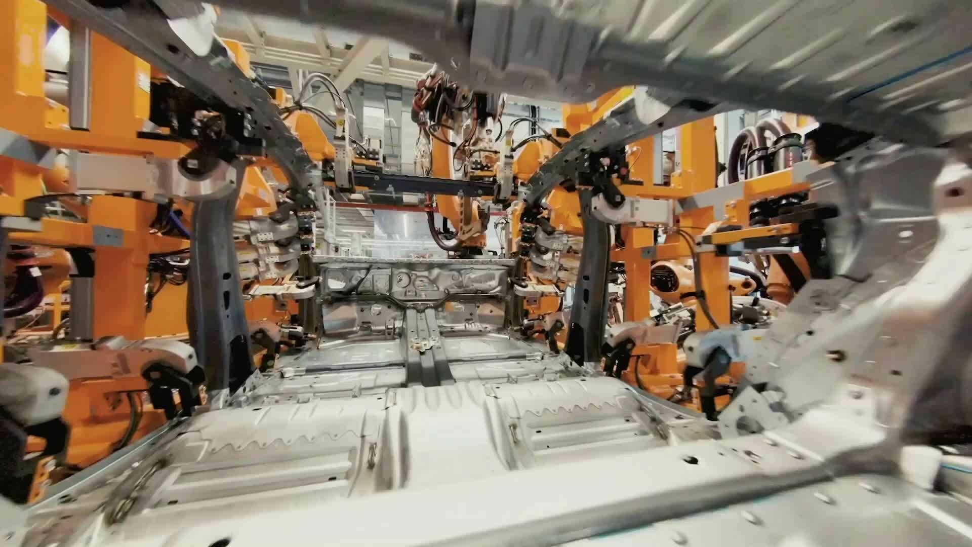 Audi e-tron GT experience: Produktion