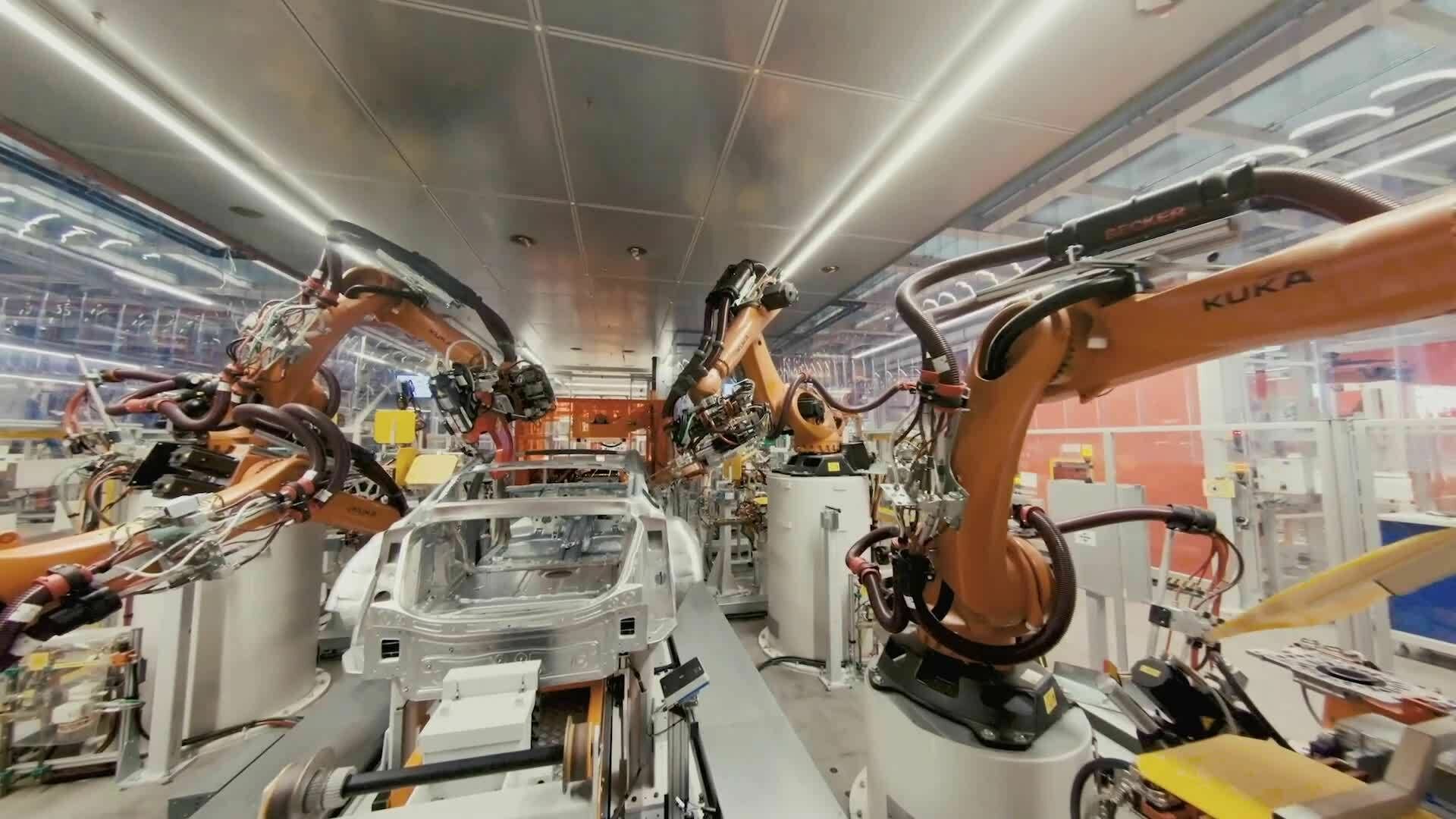 Audi e-tron GT experience: Production