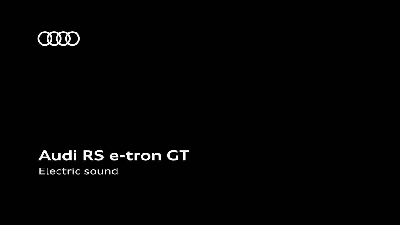 Animation Audi RS e-tron GT   Electric sound EN