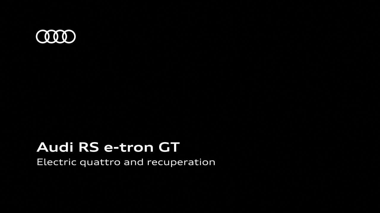 Animation Audi RS e-tron GT   electric quattro and recuperation EN - 16:9 - high res -