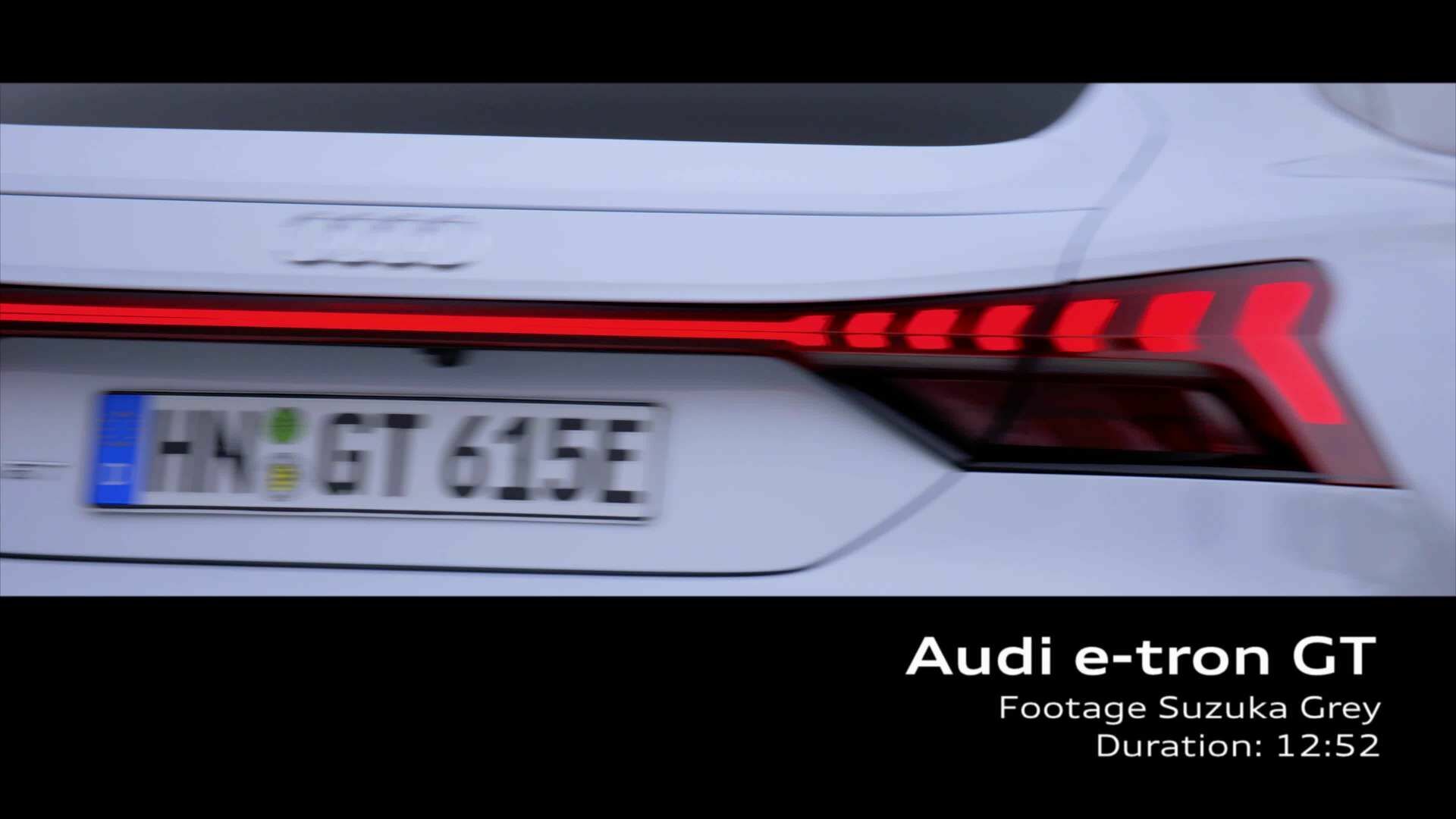 Footage: Audi e-tron GT Suzuka Grey