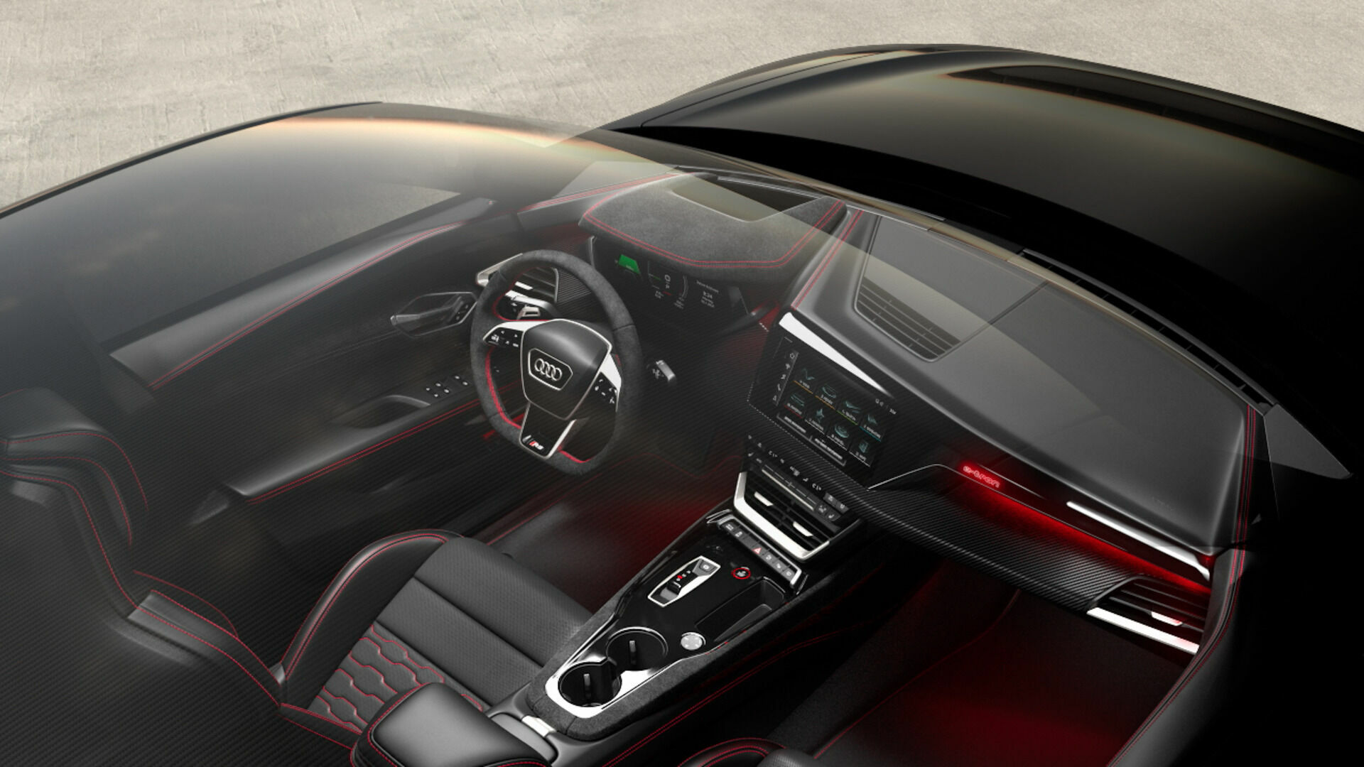 Animation: Audi RS e-tron GT – Interieur Design und Sitzposition