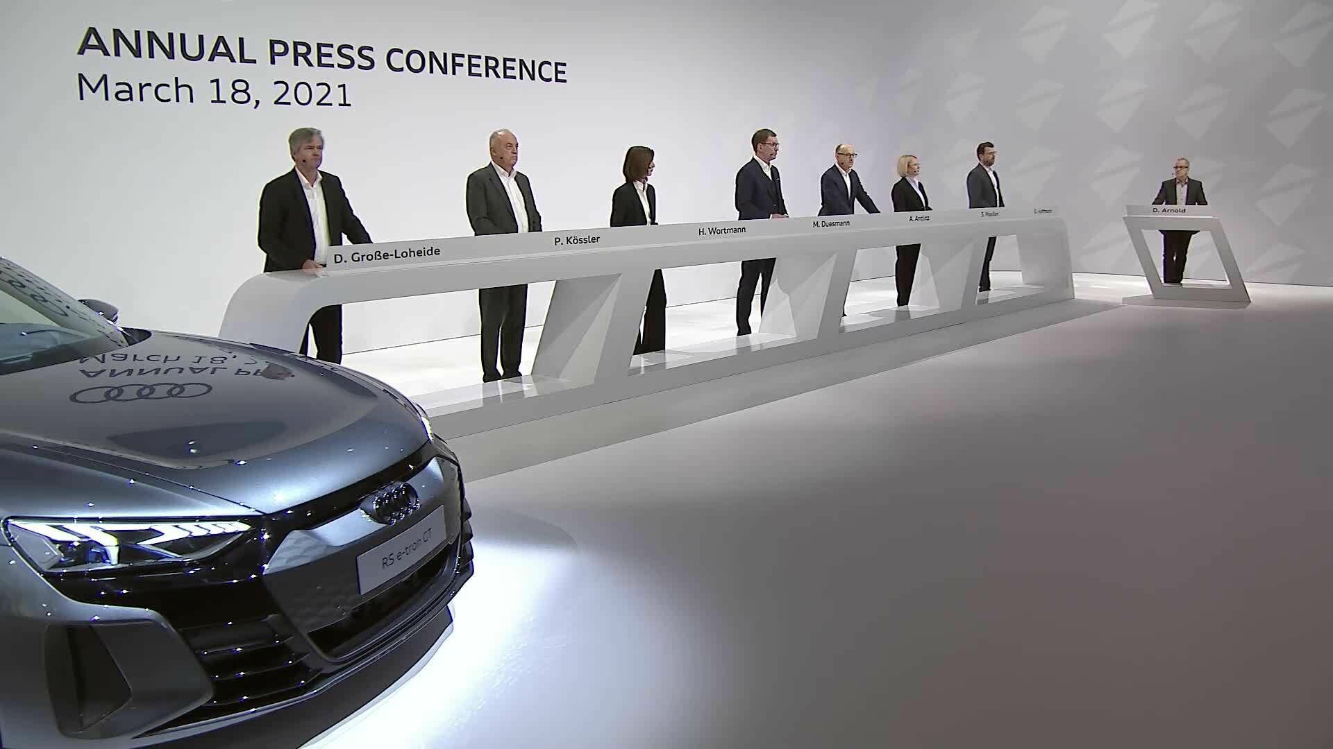 Audi Jahrespressekonferenz 2021