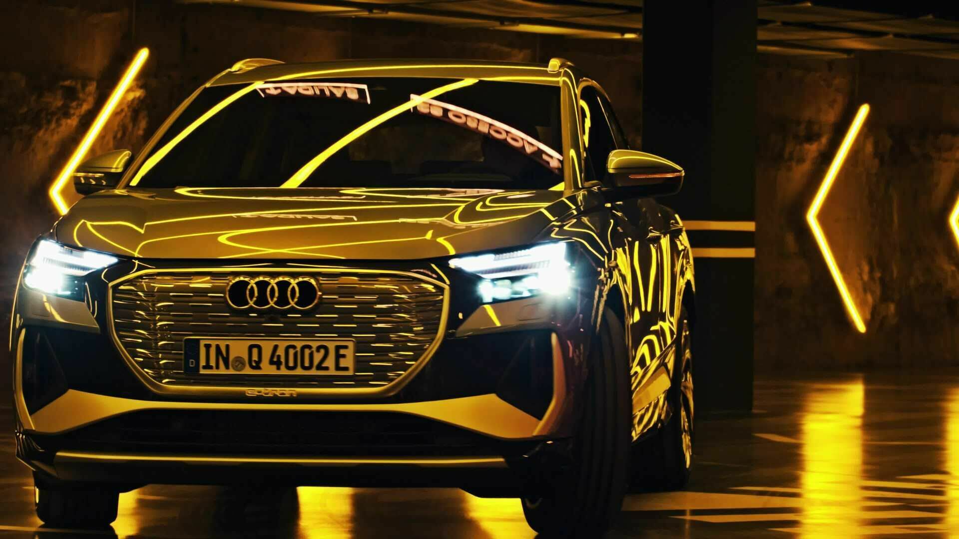 Electrifying: the online world premiere of the Audi Q4 e-tron