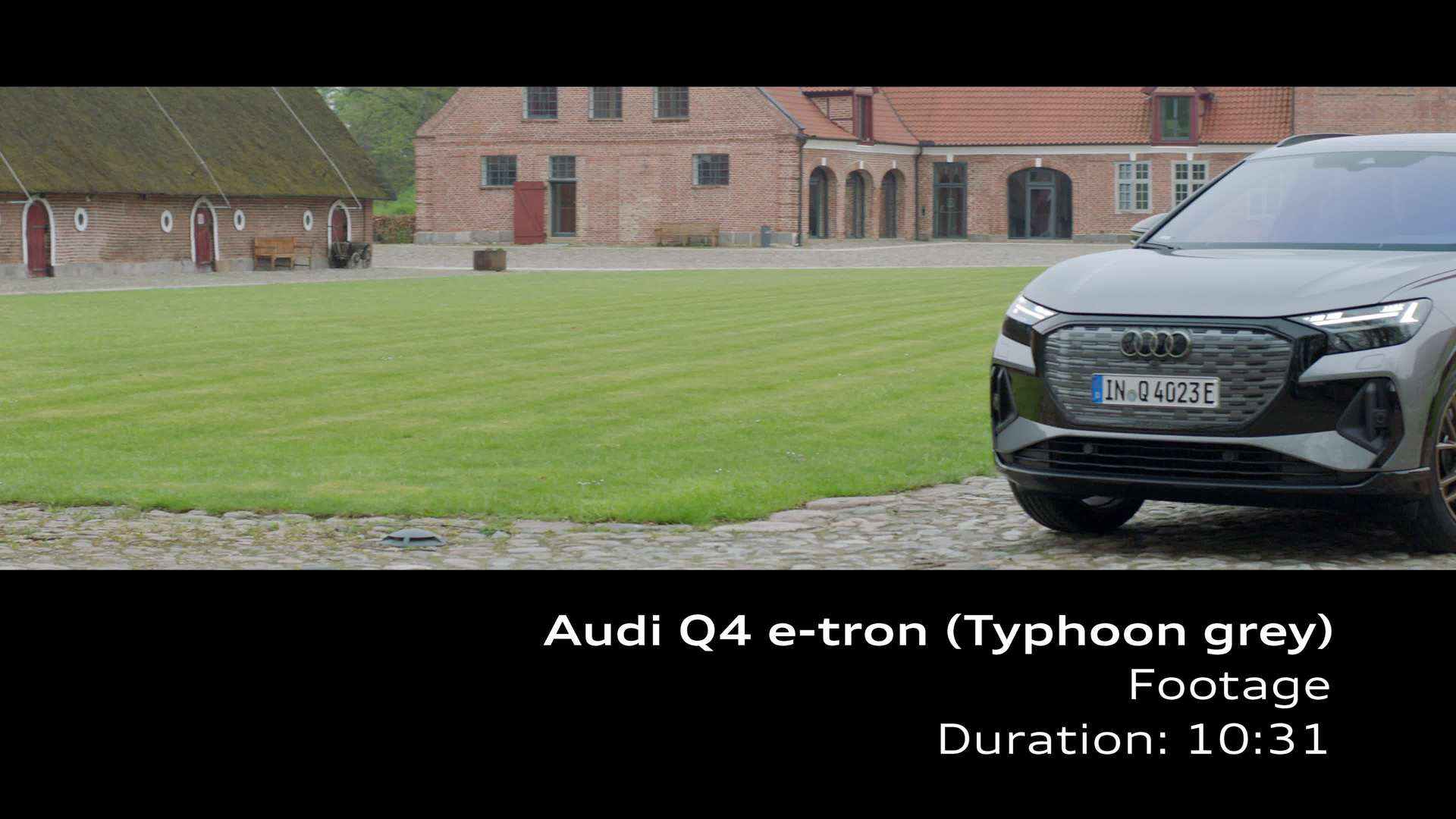 Footage Audi Q4 etron Taifungrau Video Audi MediaCenter
