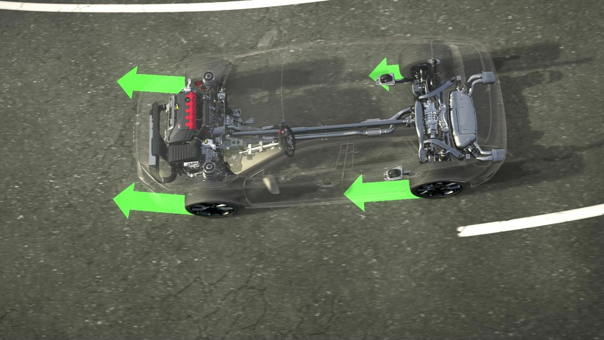 Animation: Audi RS 3 prototype – RS torque splitter