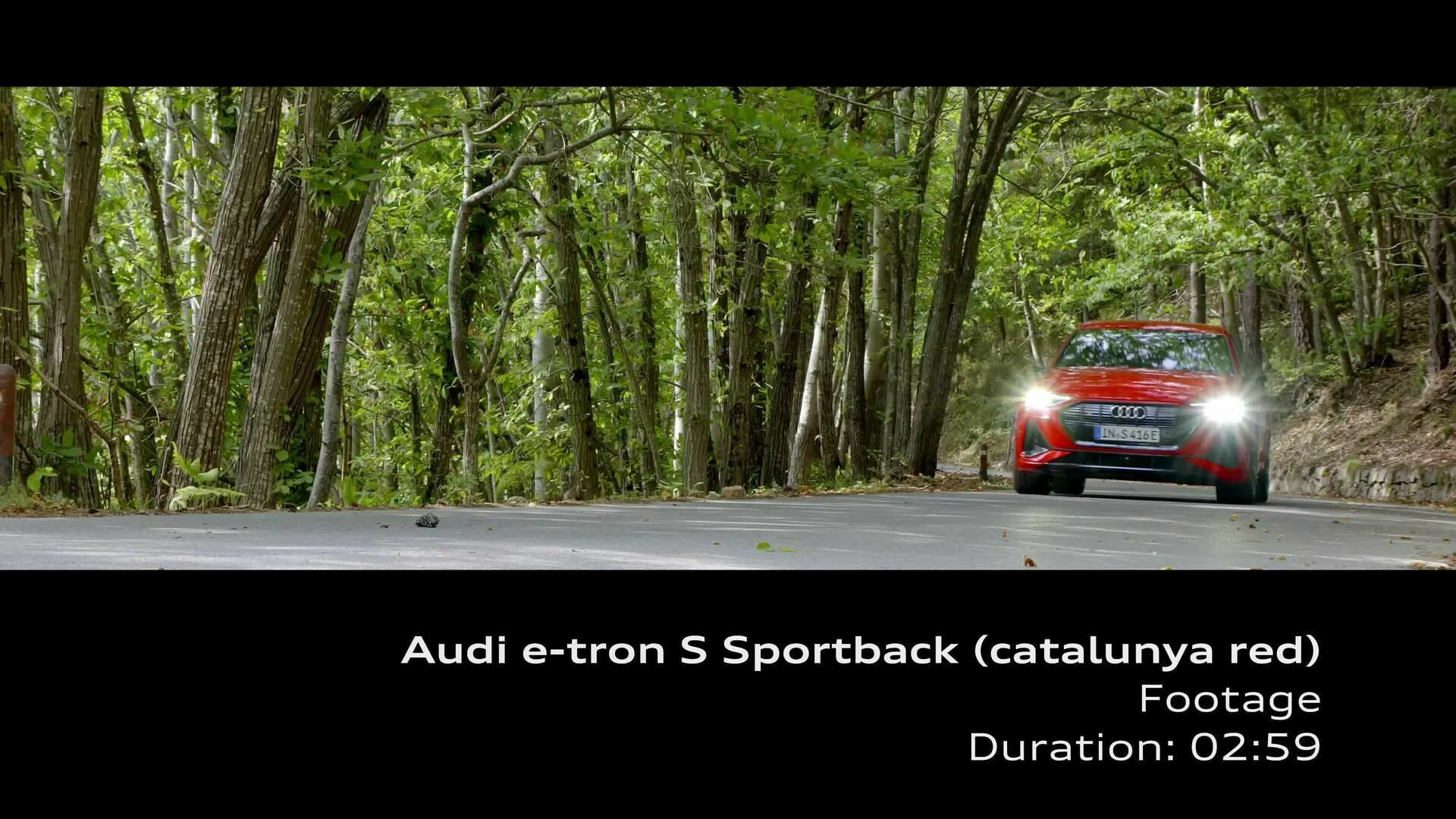 Footage: Audi e-tron S Sportback Catalunyarot